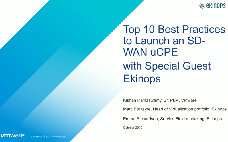 Top 10 Best Practices to Launch an SD-WAN uCPE