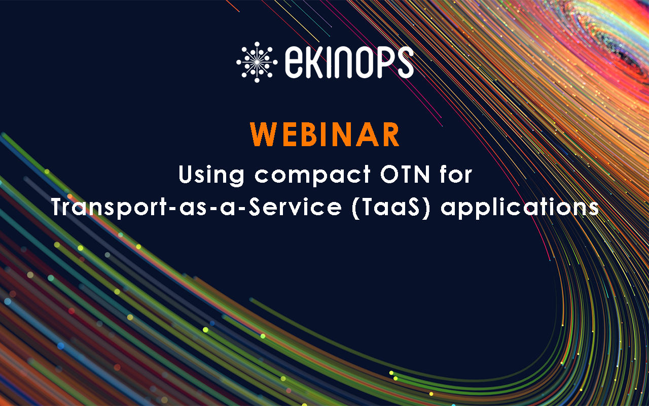 Using compact OTN for Transport-as-a-Service (TaaS) applications